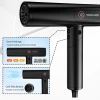 KOMEX cross-border new products: High-speed brushless 110,000 RPM folding hair dryer for Europe and America, high-power constant-temperature negative ion hair dryer, and salon screen display hair dryer Application Scenario